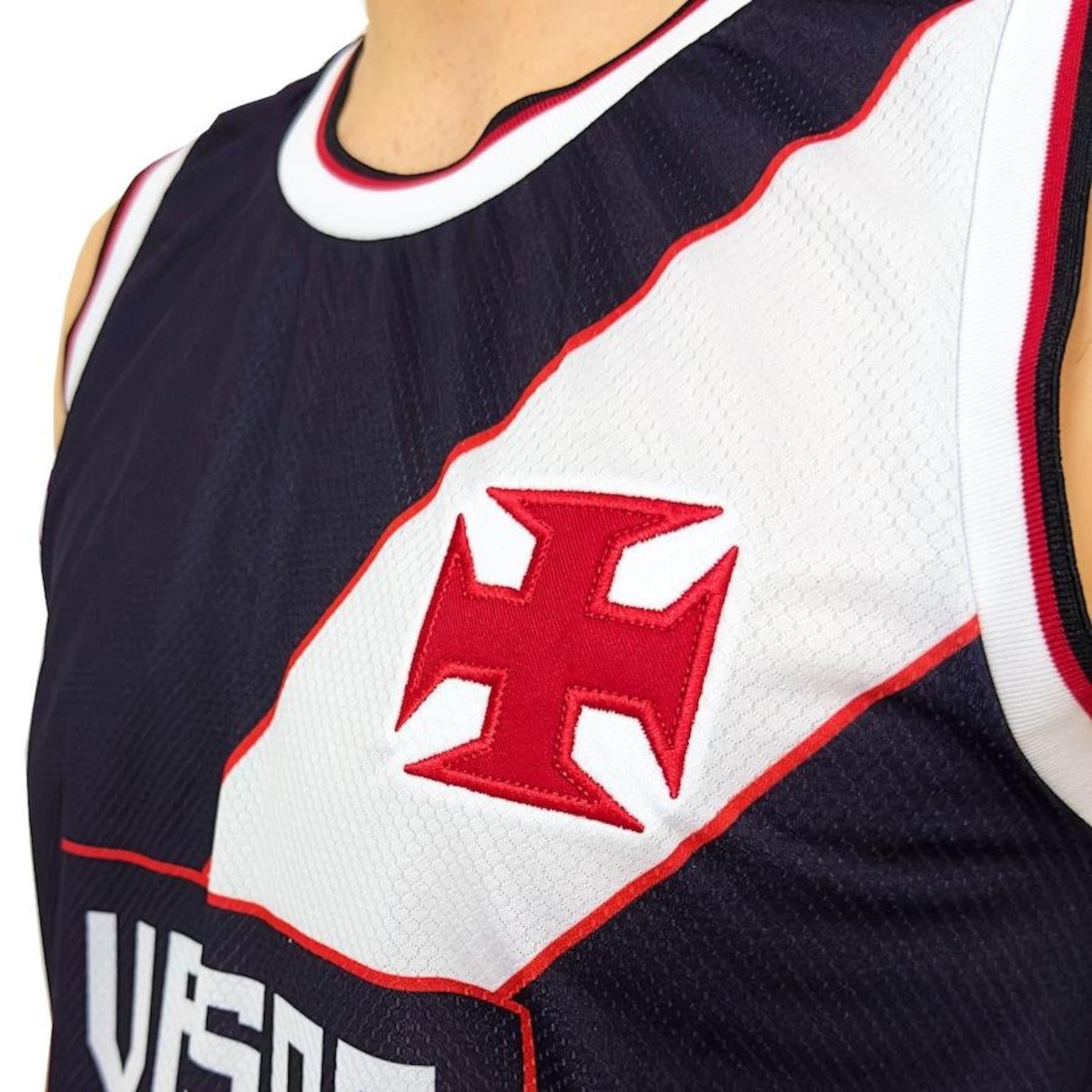 Camisa Regata do Vasco da Gama Retrômania Basquete Anos 2000 - Masculina - Foto 4