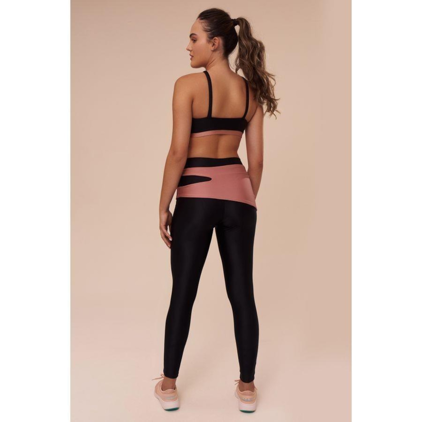 Calça Legging Suntime Básica com Saia Acoplada Blush - Feminina - Foto 4