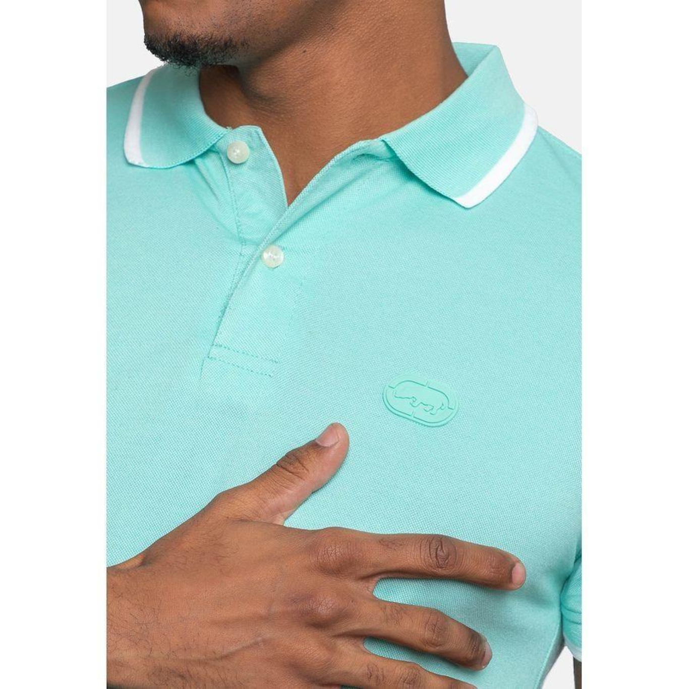 Camisa Polo Ecko Piquet - Masculina - Foto 1