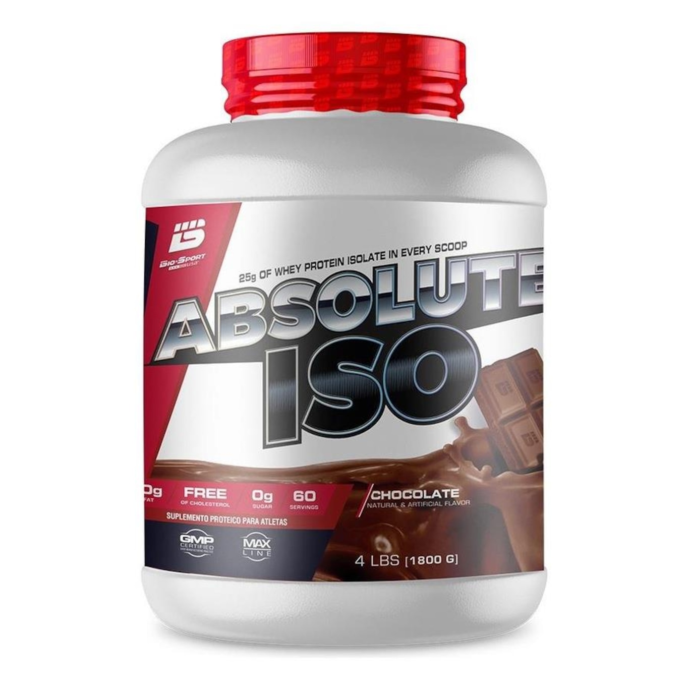 Whey Protein Isolado Absolute Iso 1,8Kg - Bio Sport Usa - Foto 1