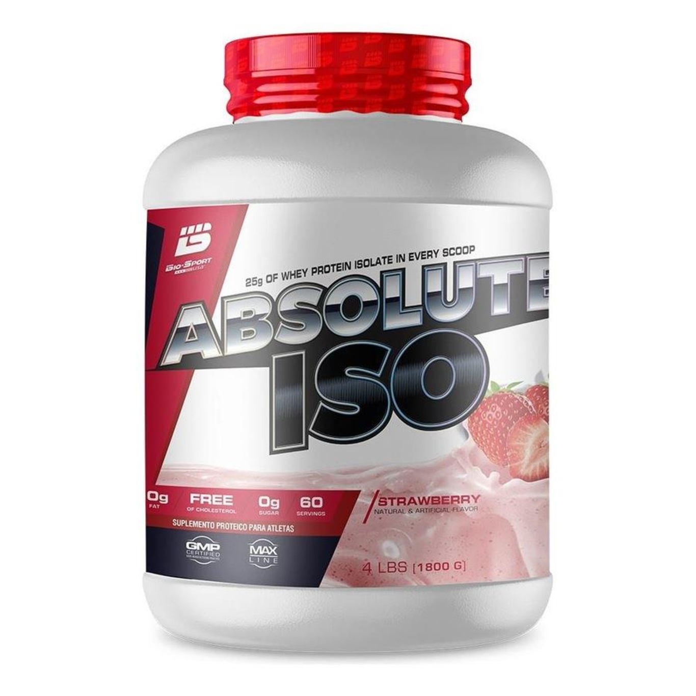 Whey Protein Isolado Absolute Iso 1,8Kg - Bio Sport Usa - Foto 1