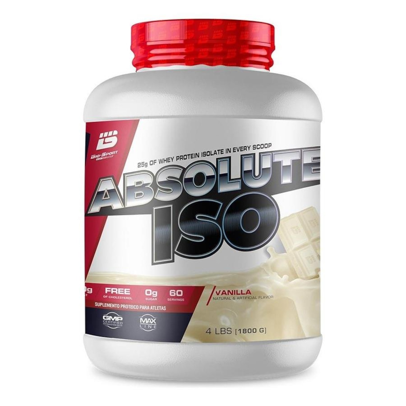 Whey Protein Isolado Absolute Iso 1,8Kg - Bio Sport Usa - Foto 1