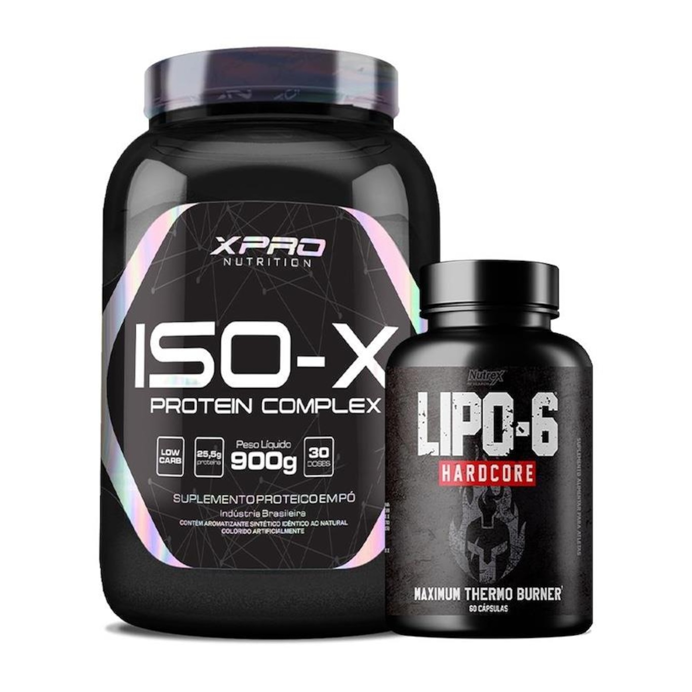 Kit  Lipo 6 Black - Nutrex + Iso - X Complex 900G - Xpro - Foto 1