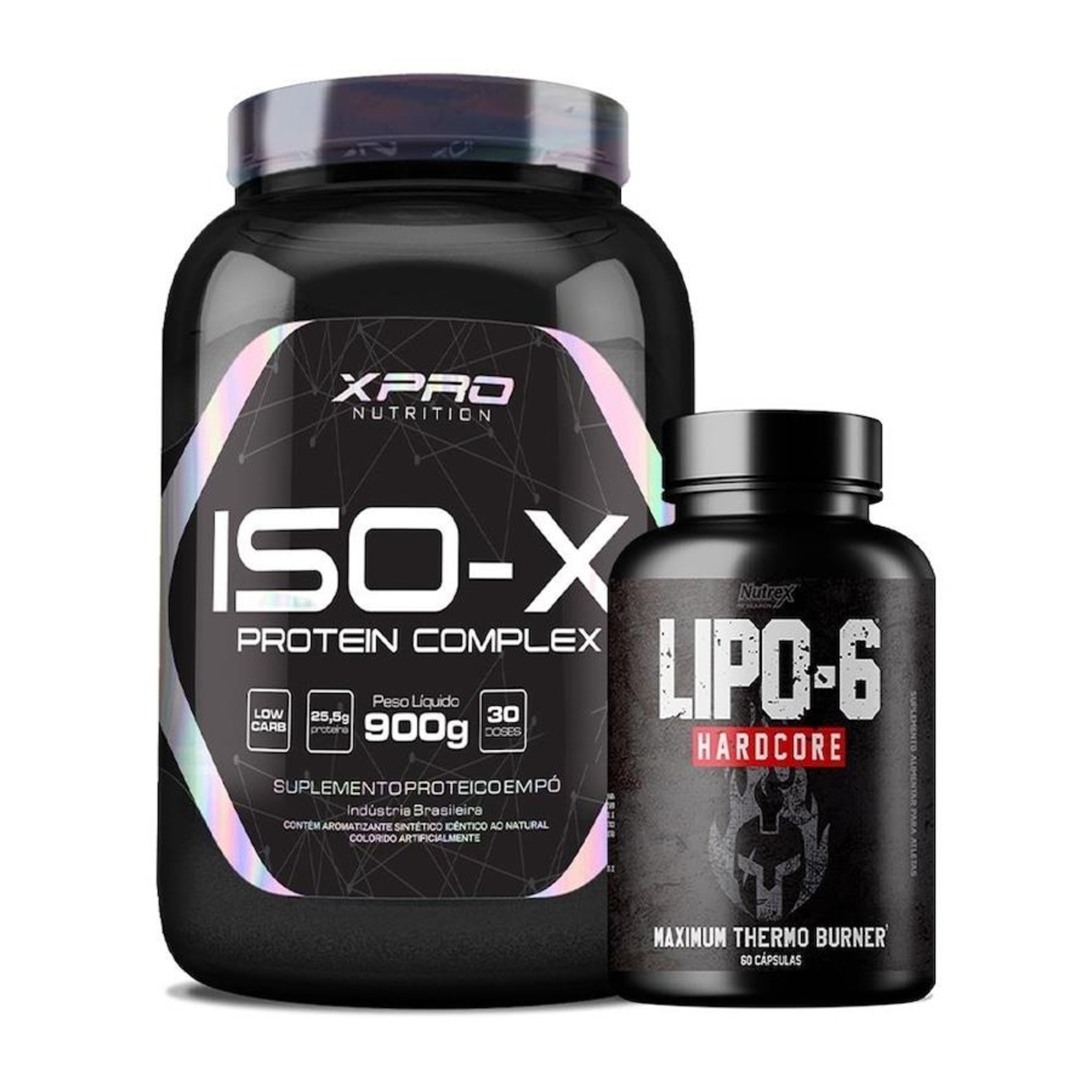 Kit  Lipo 6 Black - Nutrex + Iso - X Complex 900G - Xpro - Foto 1