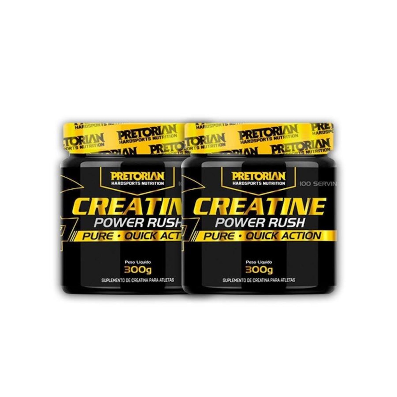 Kit 2 Creatina Power Rush 300G Pretorian - Foto 1