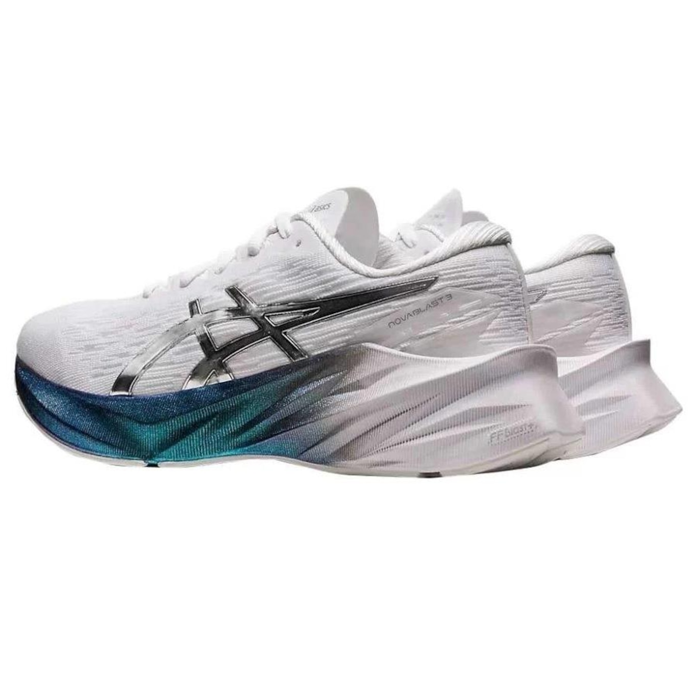 Tênis Asics Novablast 3 Platinum - Feminino - Foto 4