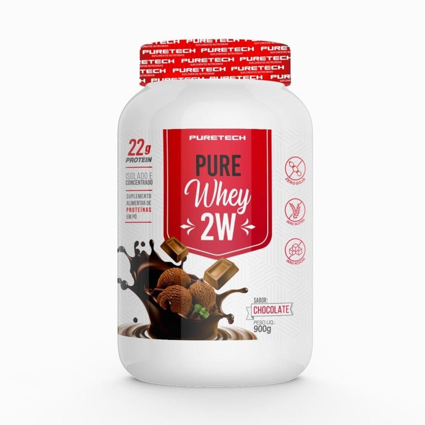 Whey Protein Pure Whey 2W 900G- Puretech - Foto 1