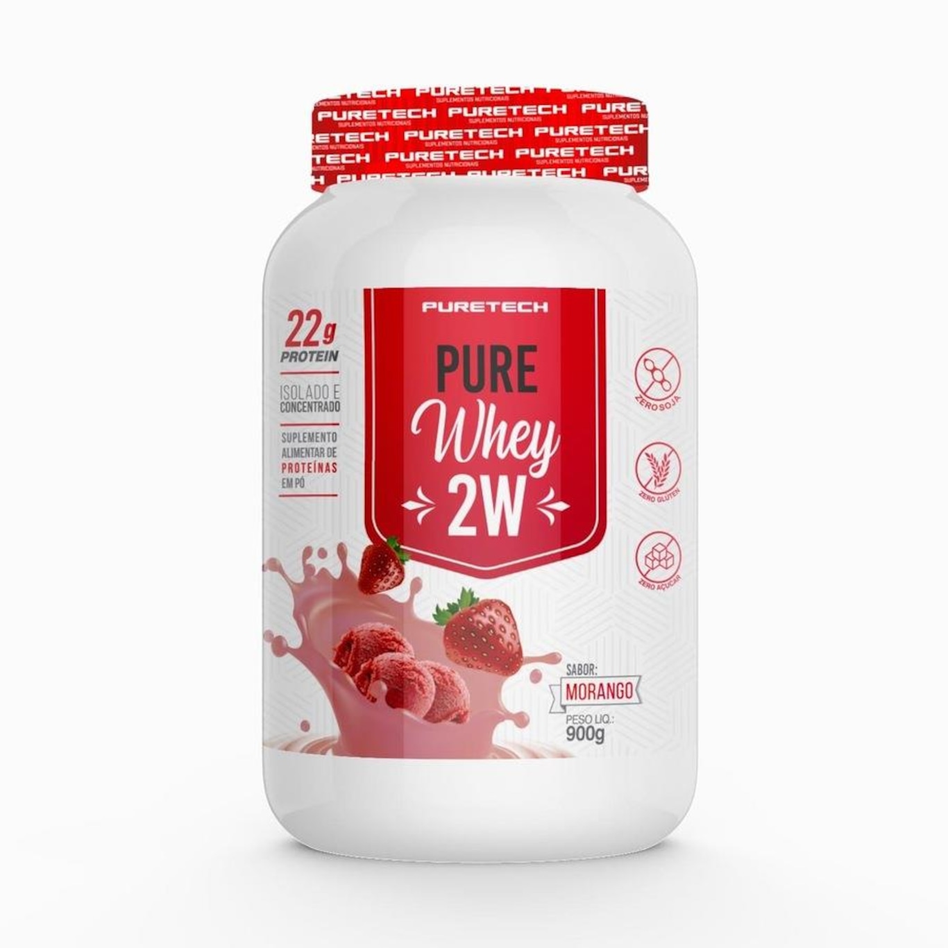 Whey Protein Pure Whey 2W 900G- Puretech - Foto 1