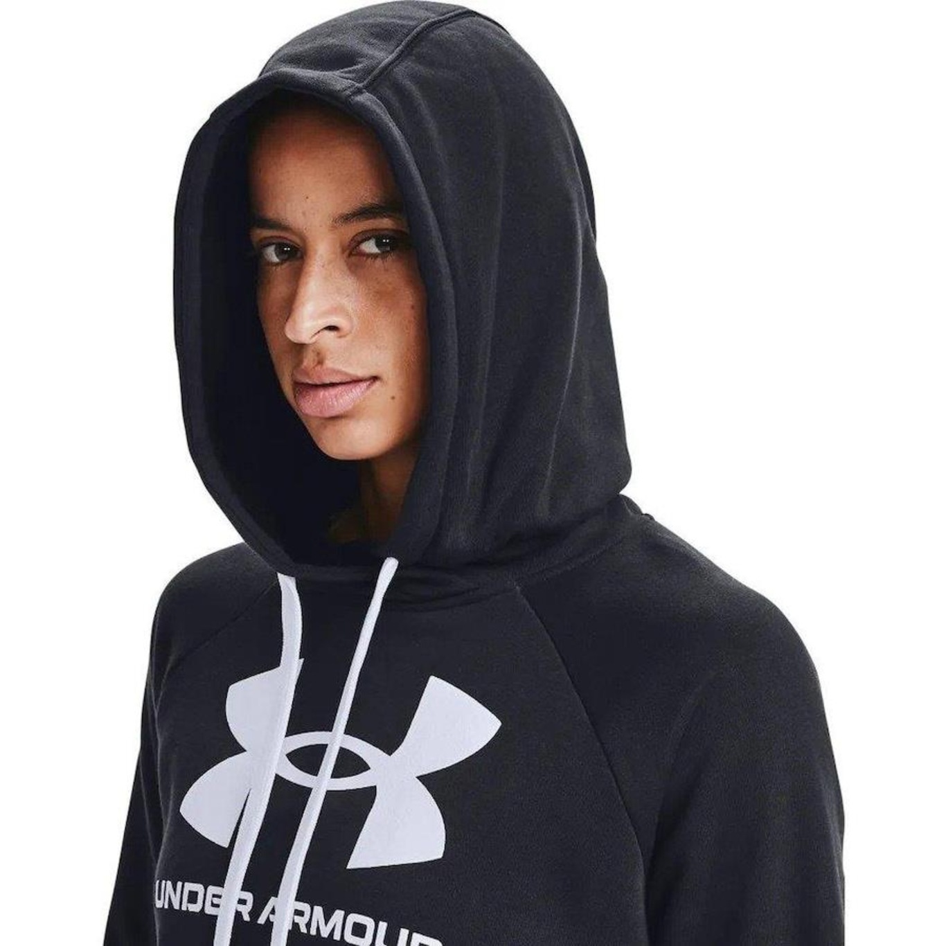 Blusão de Moletom com Capuz Under Armour Rival Fleece Logo - Feminino - Foto 2