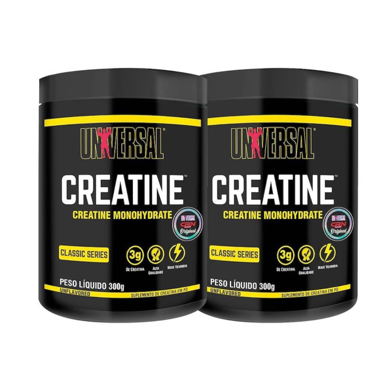 Kit 2X Creatina Monohidratada 300G - Universal Nutrition - Foto 1