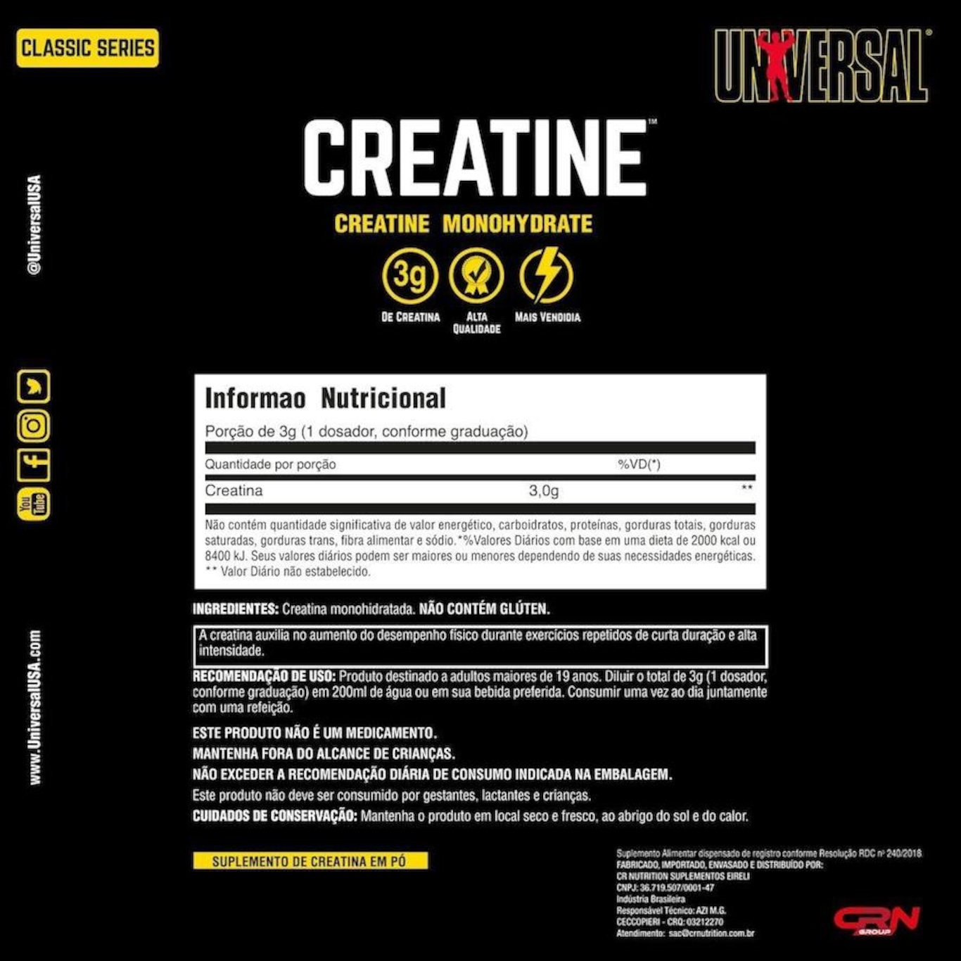 Kit Ultra Whey Pro 900G + Creatine 300G + Glutamine 300G - Universal - Foto 2