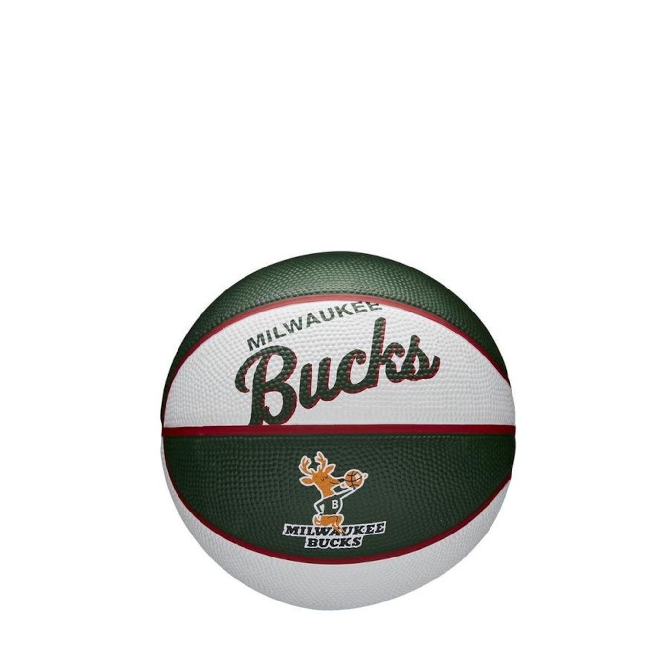 Bola de Basquete Wilson Brasil Nba Team Retro Mini Milwaukee Bucks - Foto 1