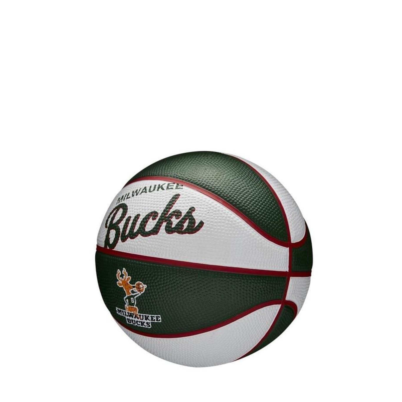 Bola de Basquete Wilson Brasil Nba Team Retro Mini Milwaukee Bucks - Foto 3