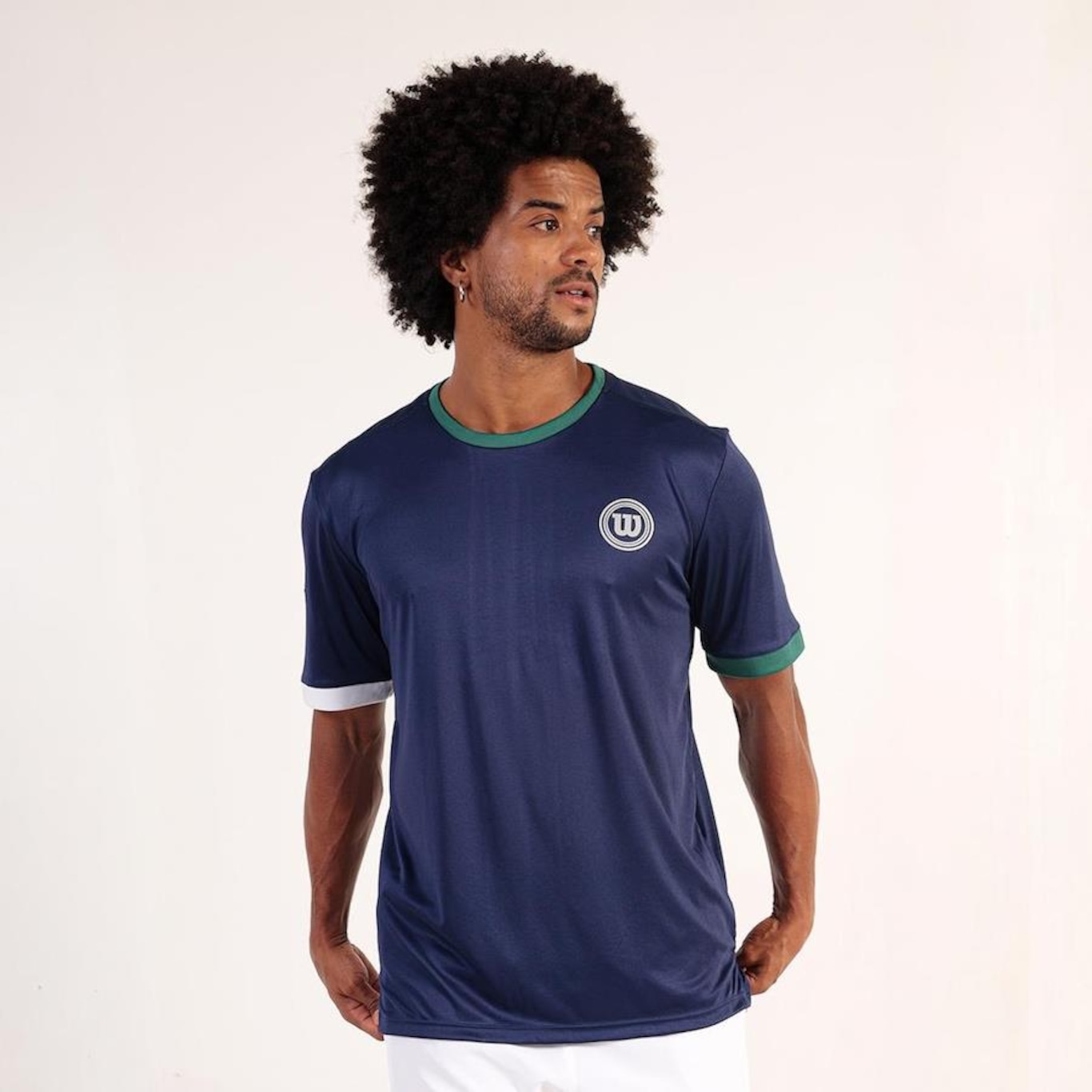 Camiseta Wilson Tour Line - Masculina - Foto 1