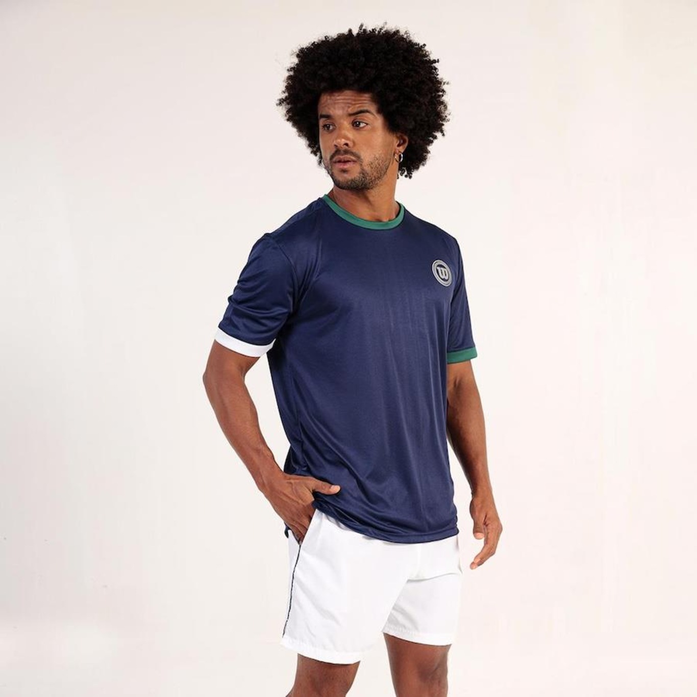 Camiseta Wilson Tour Line - Masculina - Foto 4