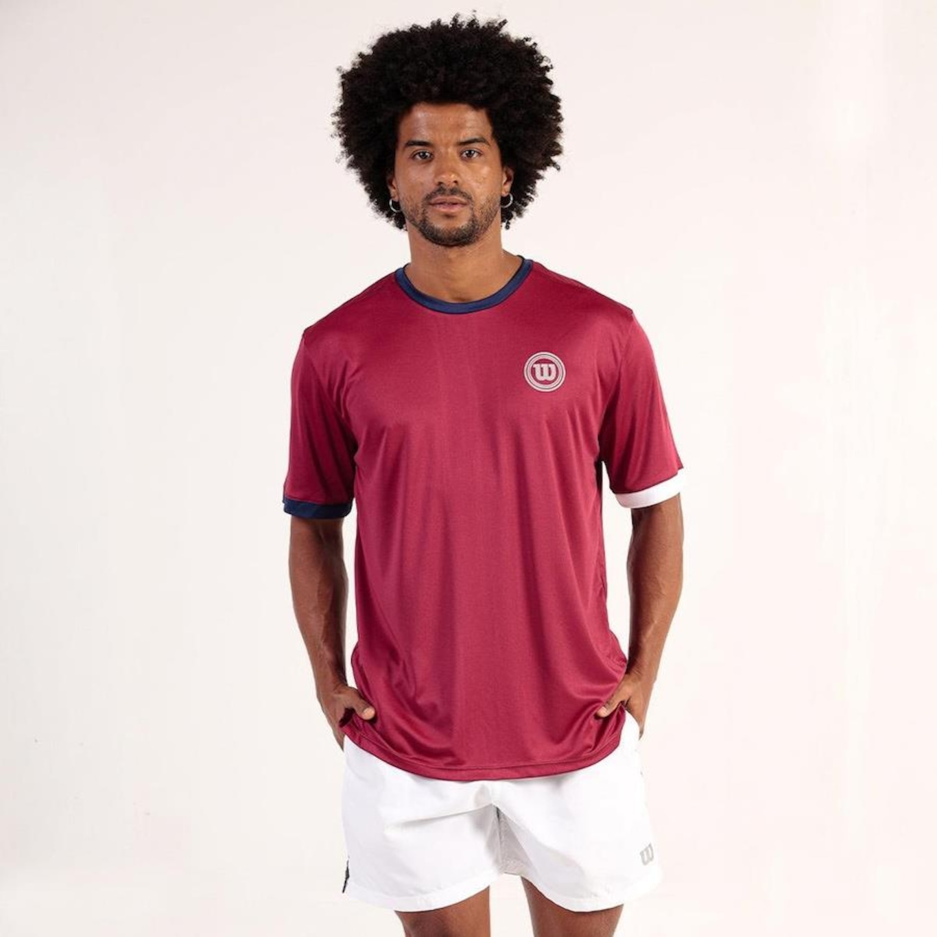 Camiseta Wilson Tour Line - Masculina - Foto 2