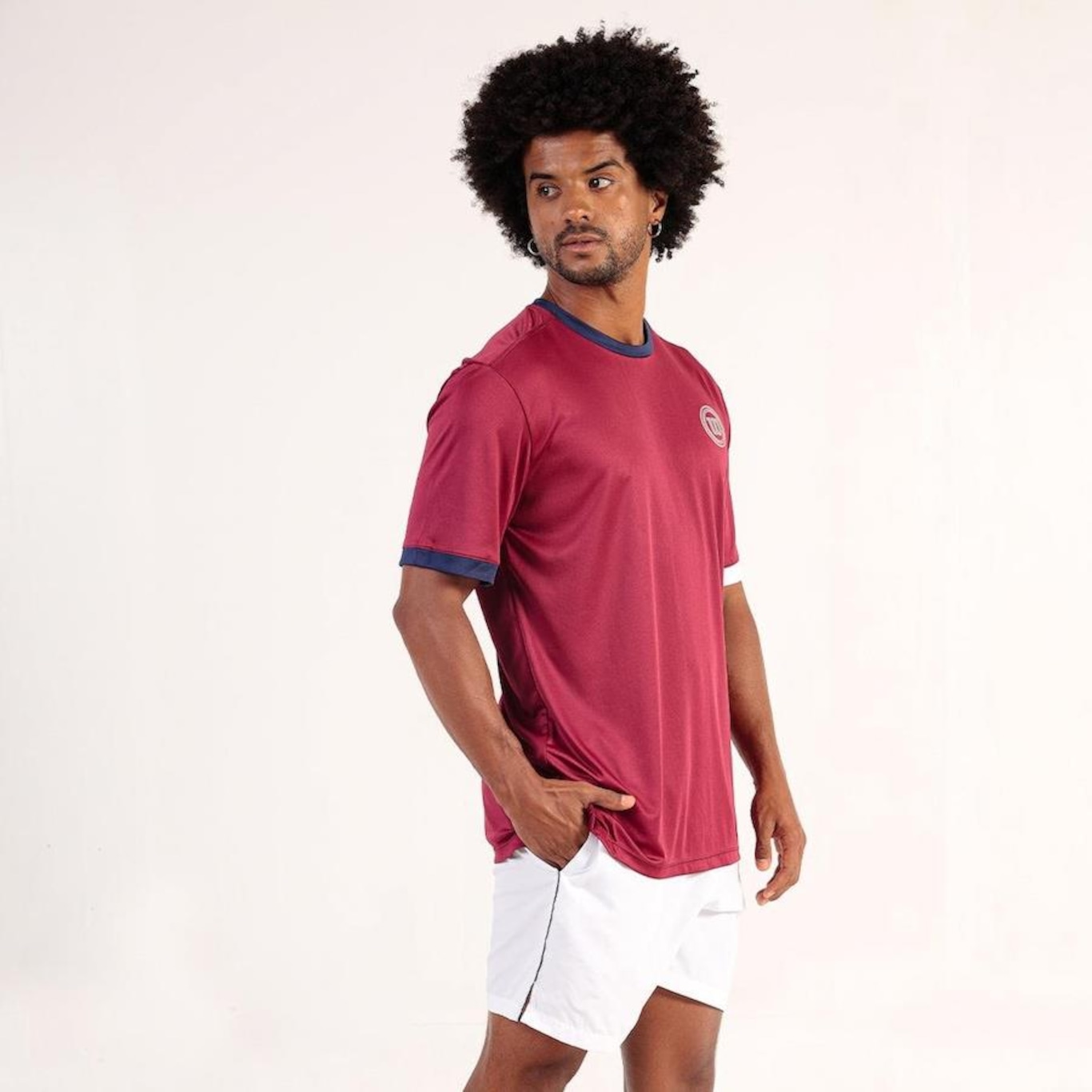 Camiseta Wilson Tour Line - Masculina - Foto 3