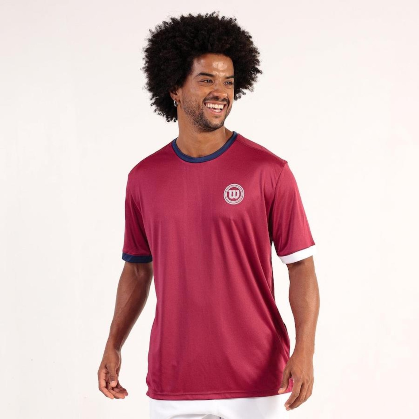 Camiseta Wilson Tour Line - Masculina - Foto 4