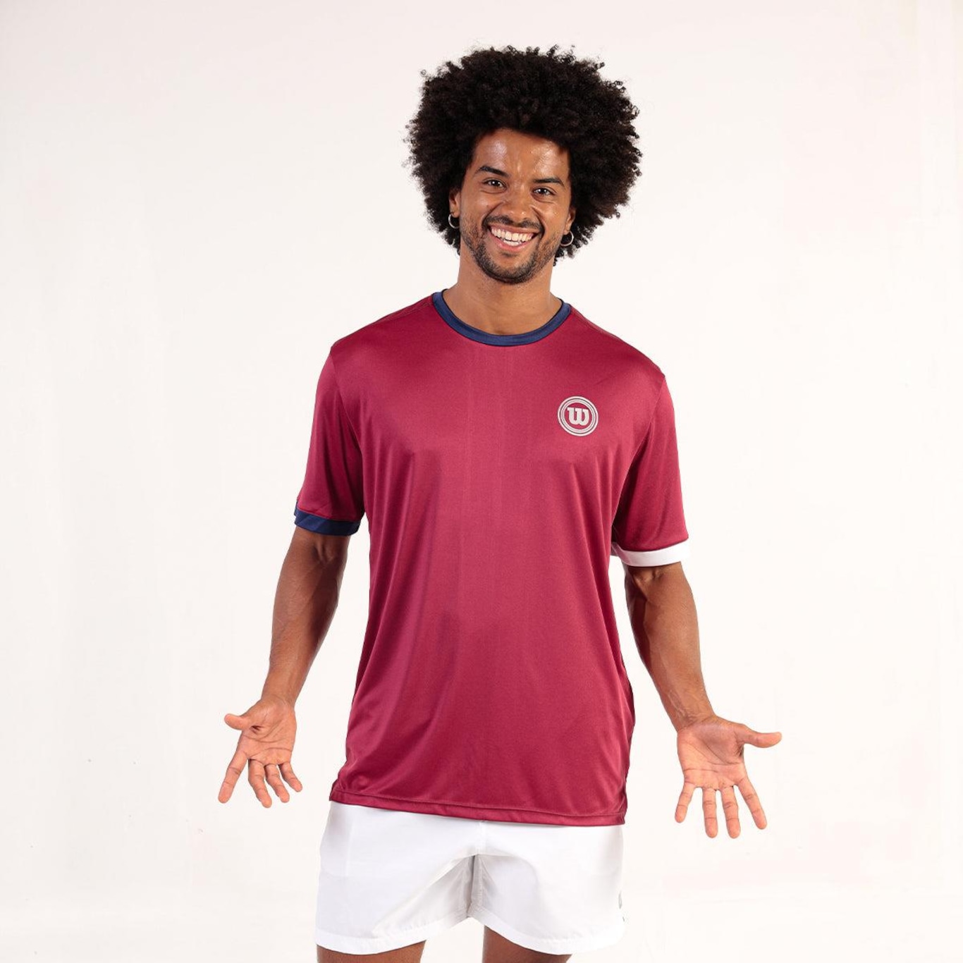 Camiseta Wilson Tour Line - Masculina - Foto 5