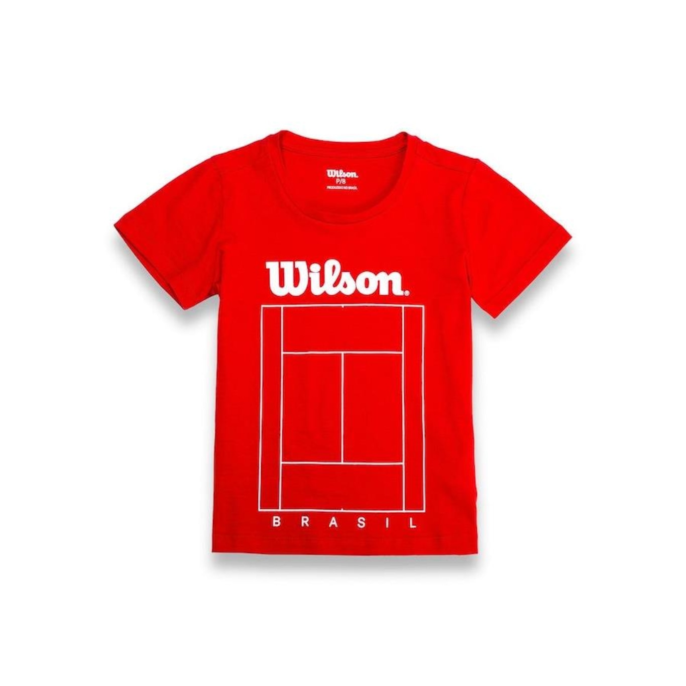 Camiseta Wilson Tennis Court - Infantil - Foto 1