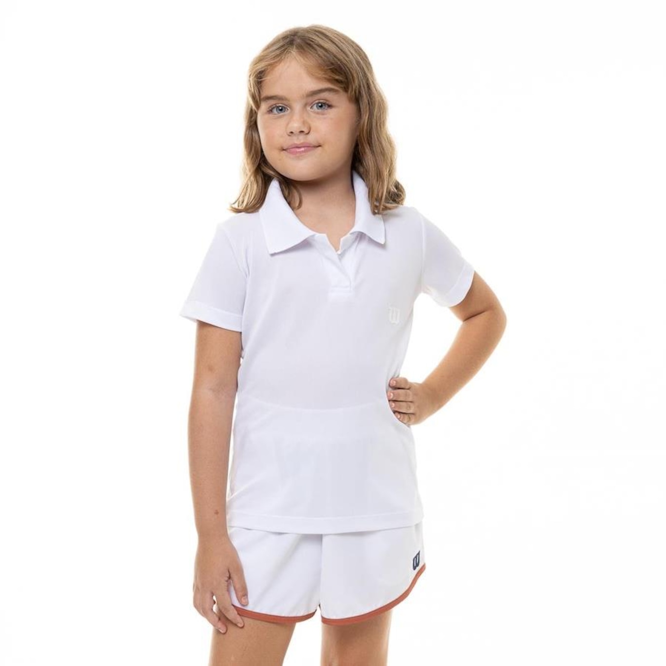 Camiseta Polo Wilson Tour Cor - Infantil - Foto 1