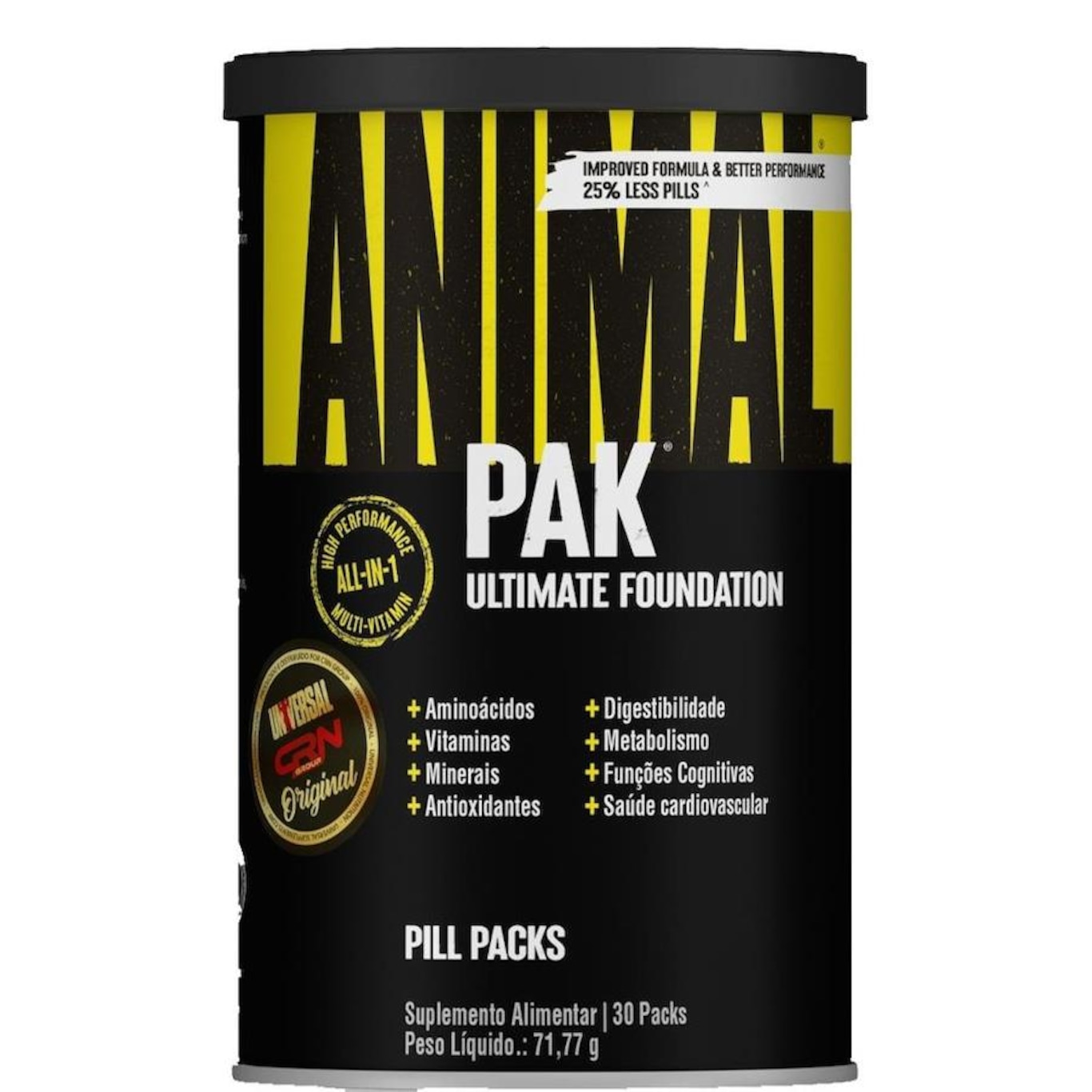 Suplemento em Cápsula Animal Pak Powder - 30 Sachês - Packs - Foto 1