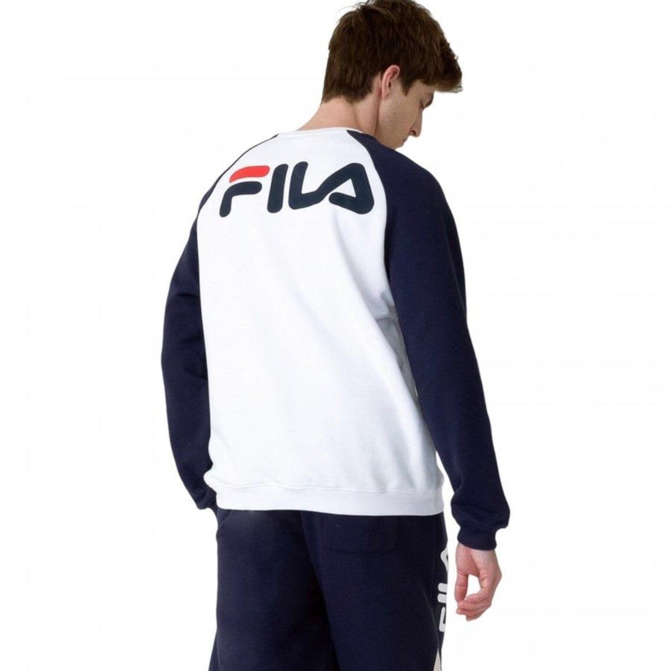 Blusão de Moletom com Capuz Fila Basic Letter - Masculino - Foto 2