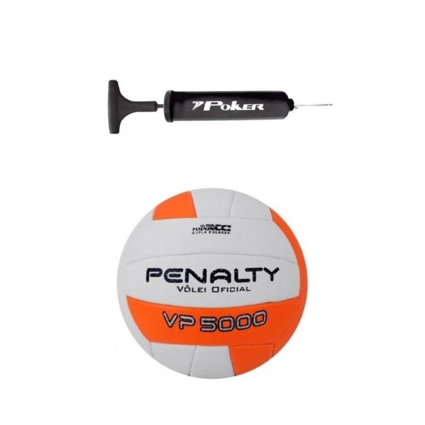 Kit Bola de Vôlei Penalty Vp 5000 + Bomba de Ar - Foto 1