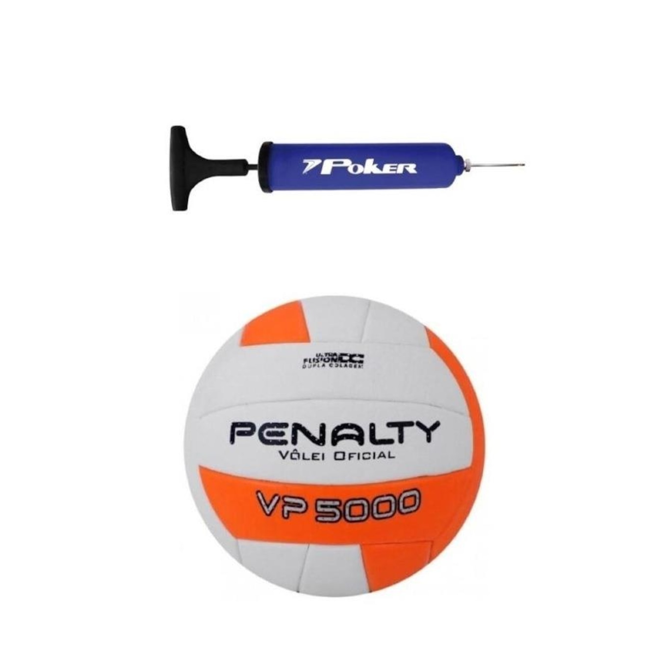 Kit Bola de Vôlei Penalty Vp 5000 + Bomba de Ar - Foto 1