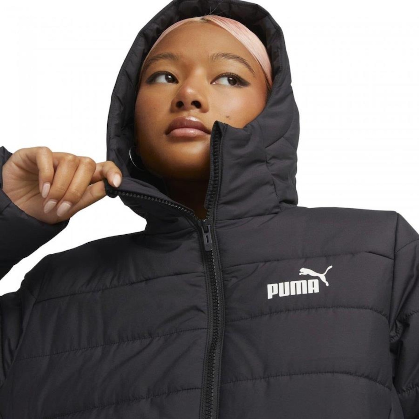 Jaqueta Puffer Puma Padded - Feminina - Foto 2