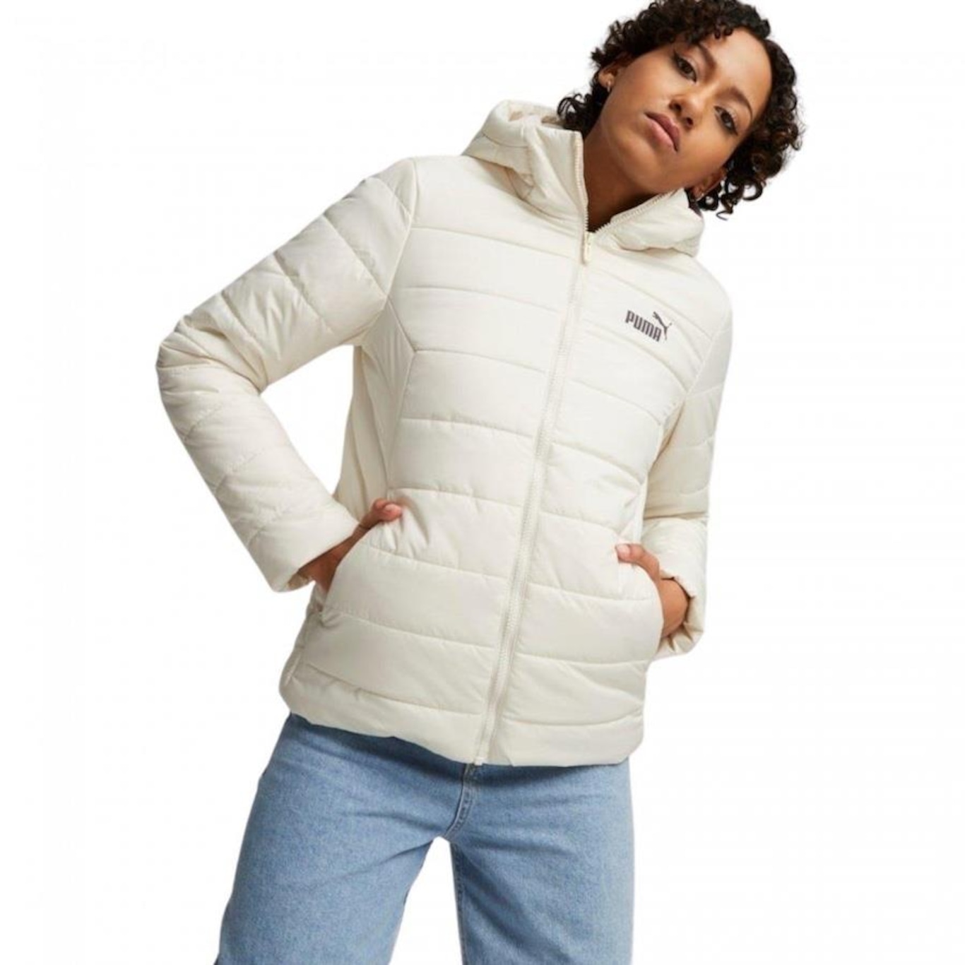 Jaqueta Puffer Puma Padded - Feminina - Foto 1