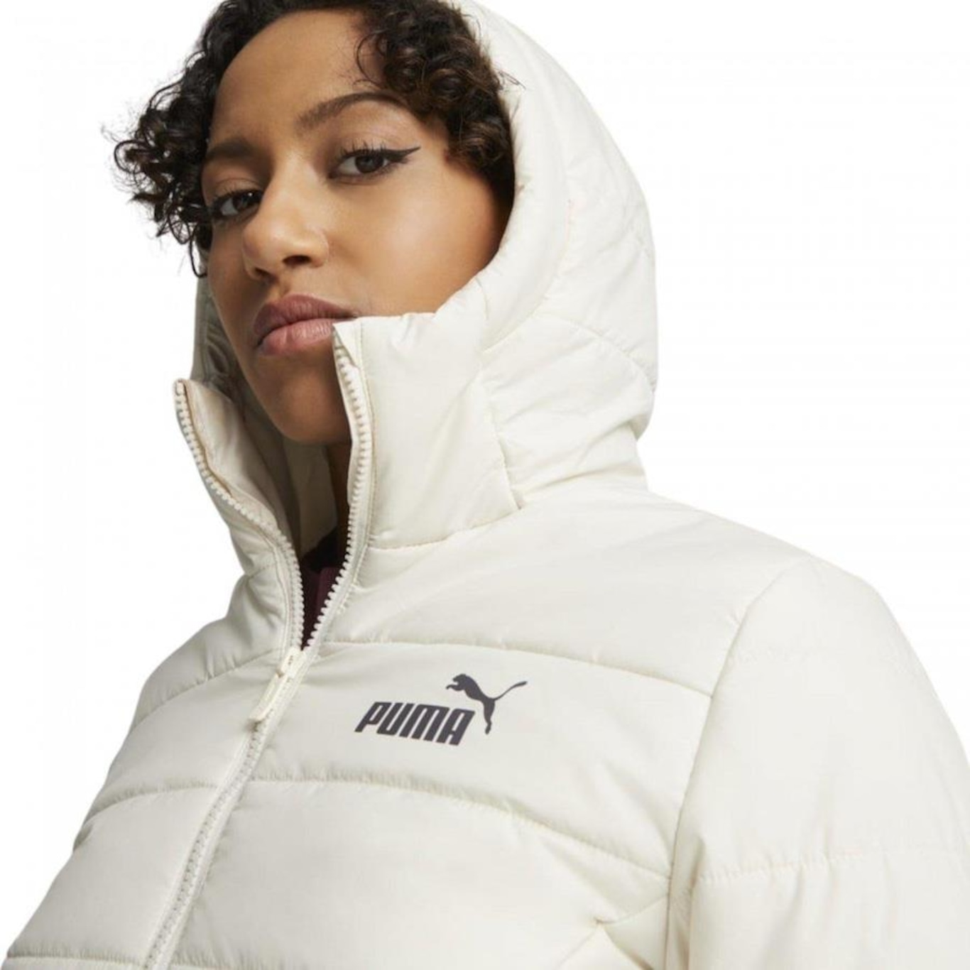 Jaqueta Puffer Puma Padded - Feminina - Foto 4