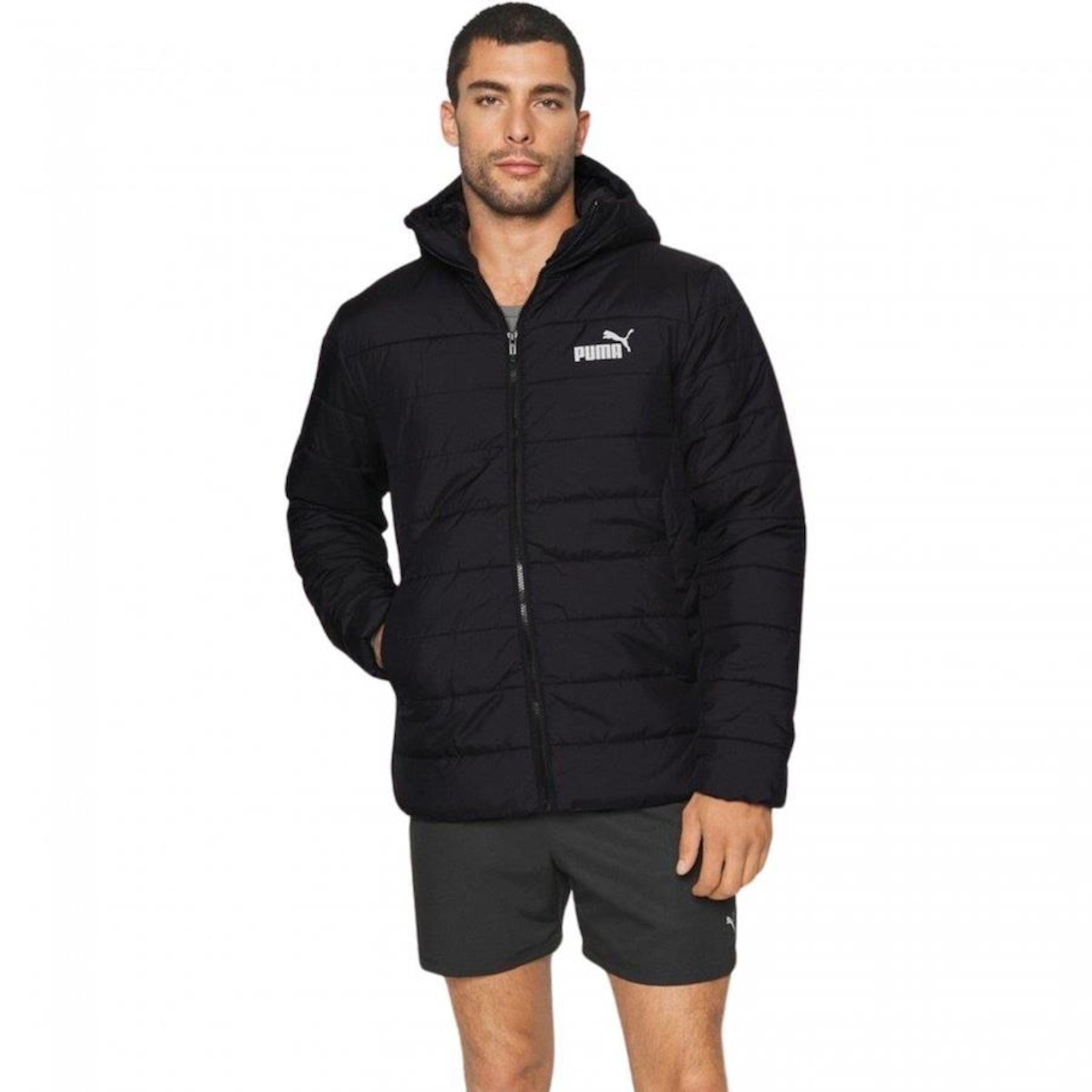 Jaqueta Puffer Puma Padded - Masculina - Foto 1