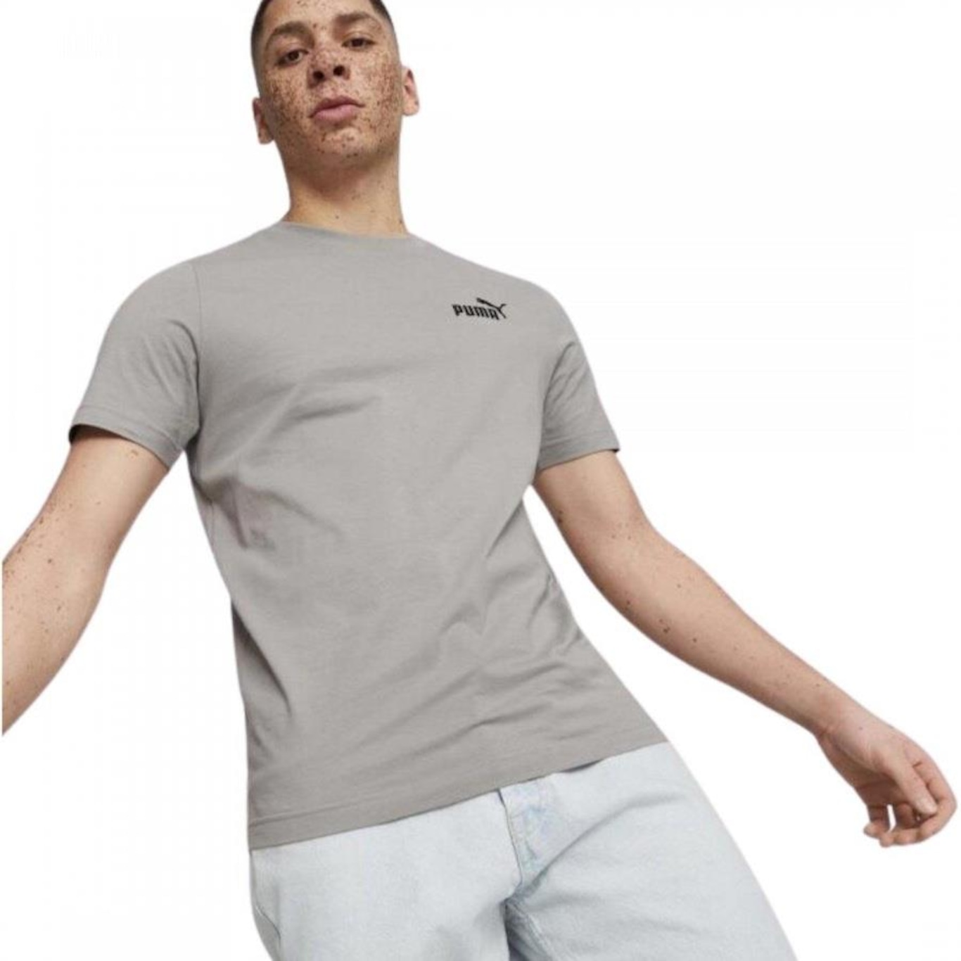 Camiseta Puma Ess Elevated - Masculina - Foto 1