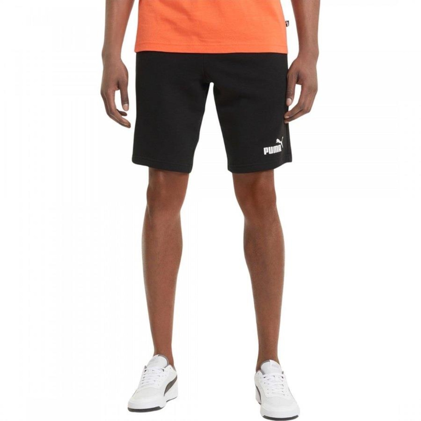 Bermuda de Moletom Puma Básica - Masculina - Foto 1