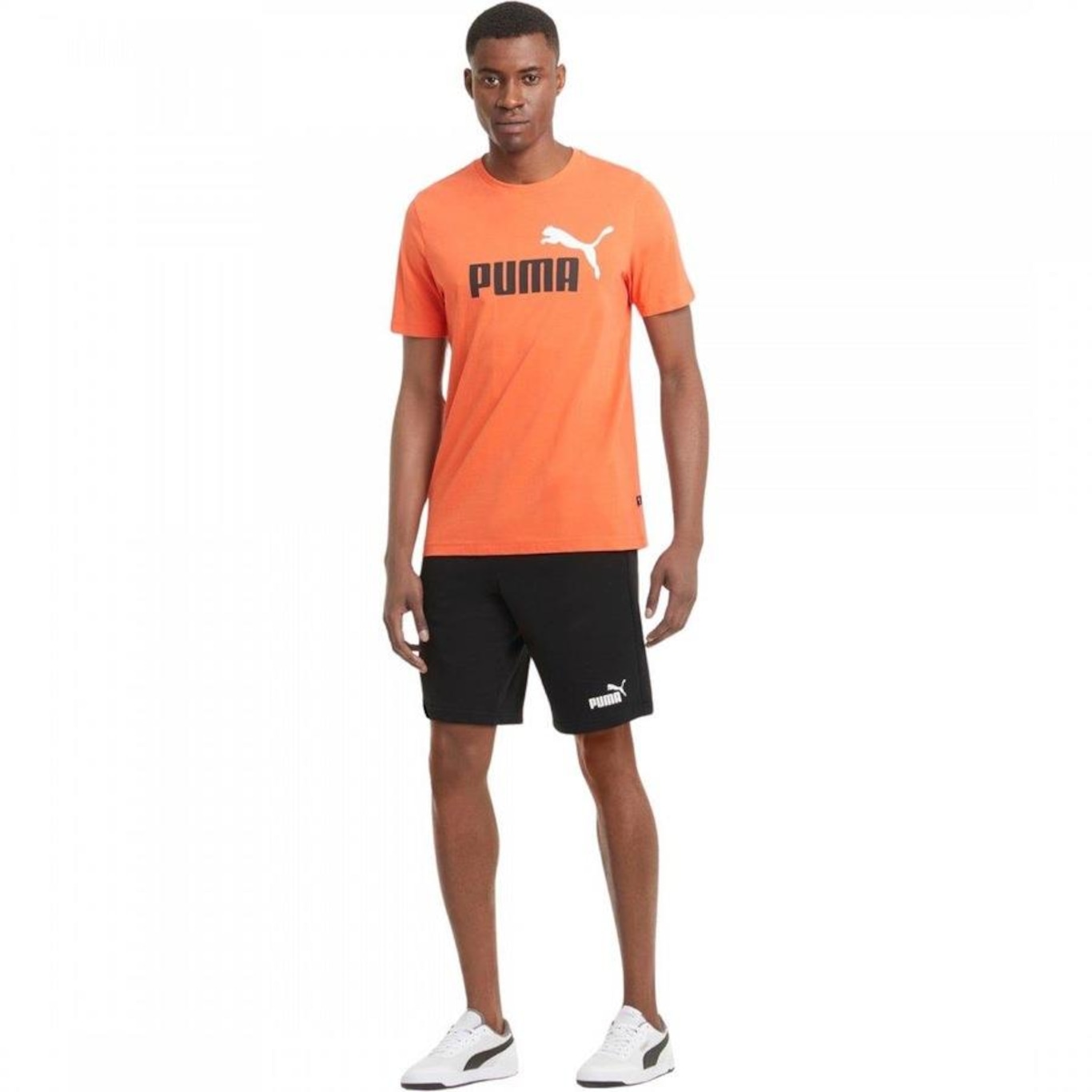 Bermuda de Moletom Puma Básica - Masculina - Foto 3