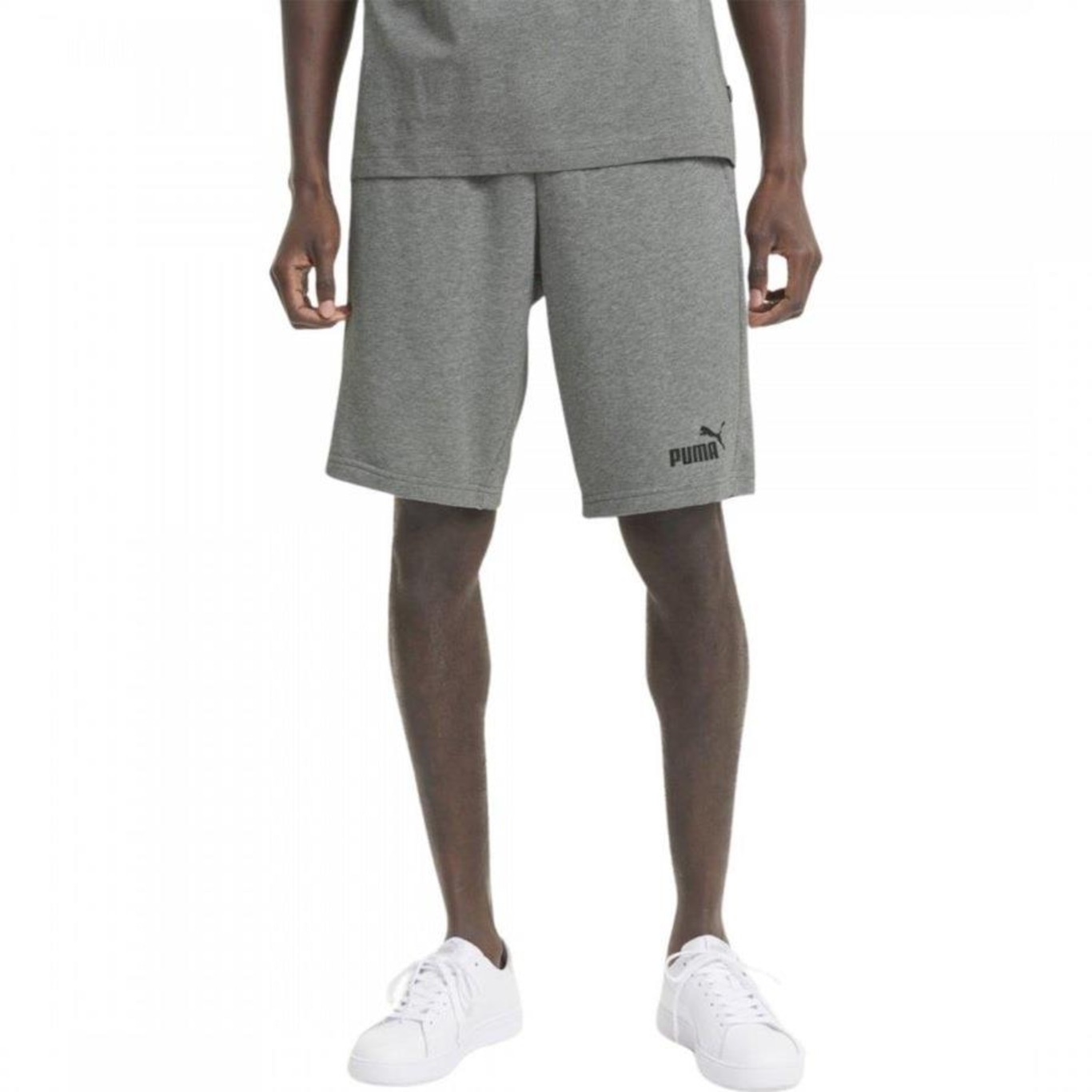 Bermuda de Moletom Puma Básica - Masculina - Foto 1