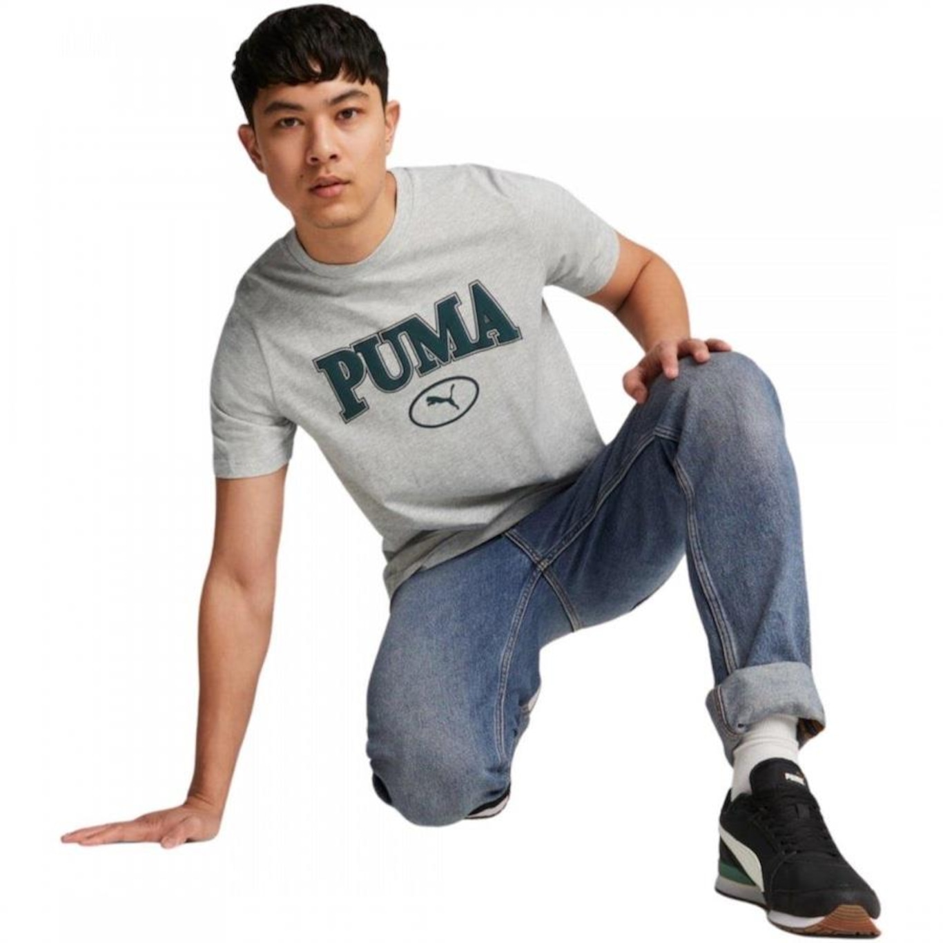 Camiseta Puma Squad - Masculina - Foto 2