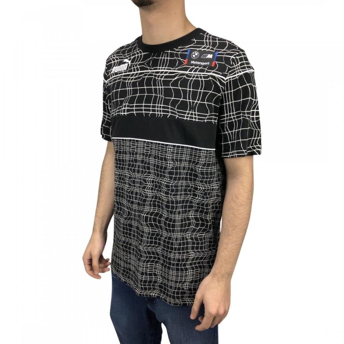 Camiseta Puma Bmw M Motorsport Camo Sds - Masculina - Foto 3