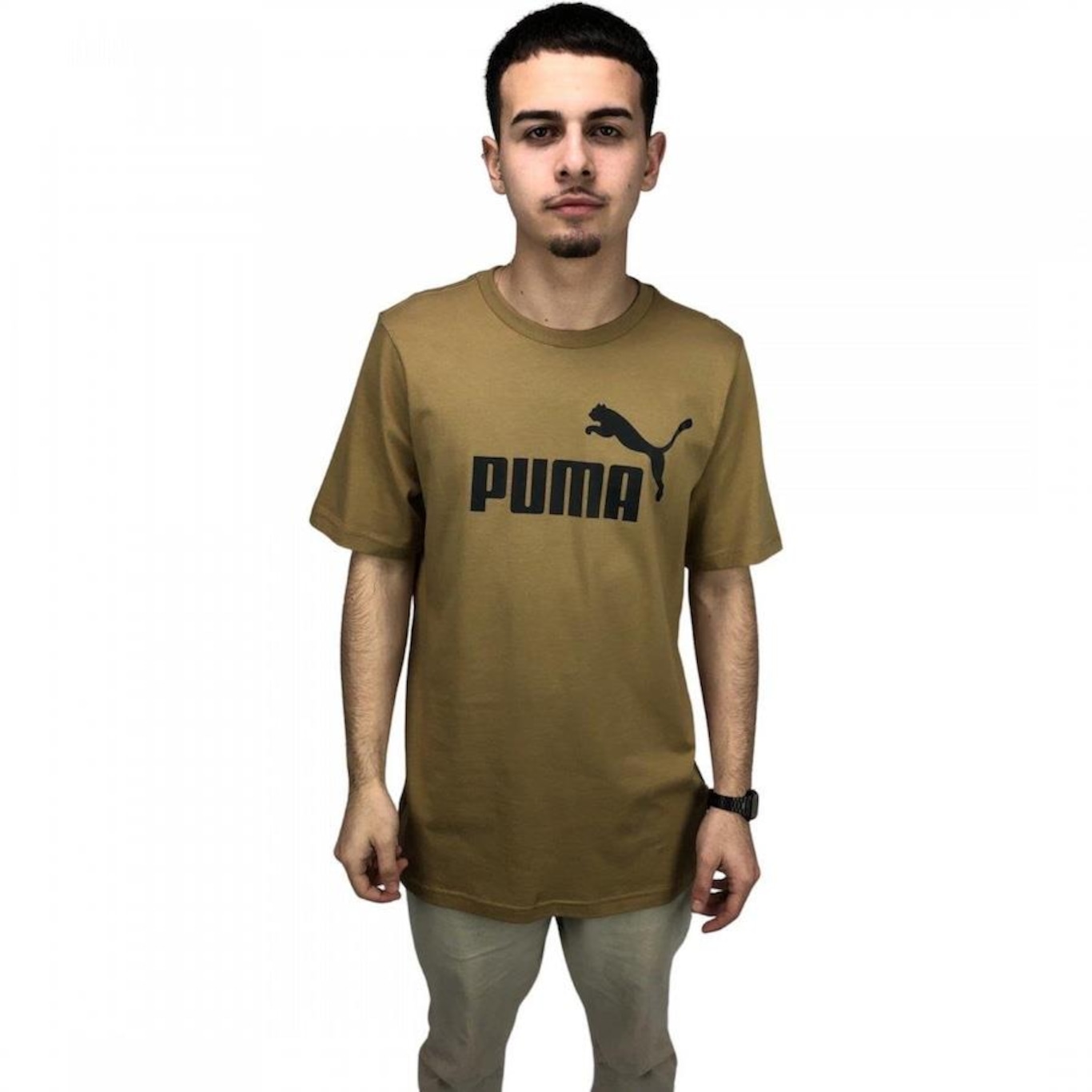 Camiseta Puma Big Essential Logo - Masculina - Foto 1