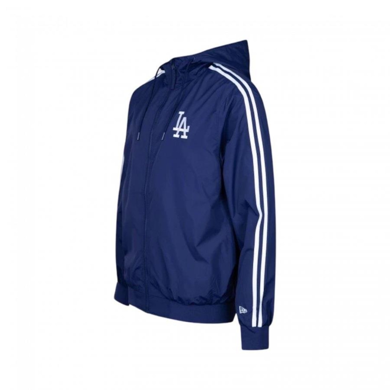 Jaqueta Corta Vento New Era Windbreaker Los Angeles Dodgers Hiphop - Masculina - Foto 2