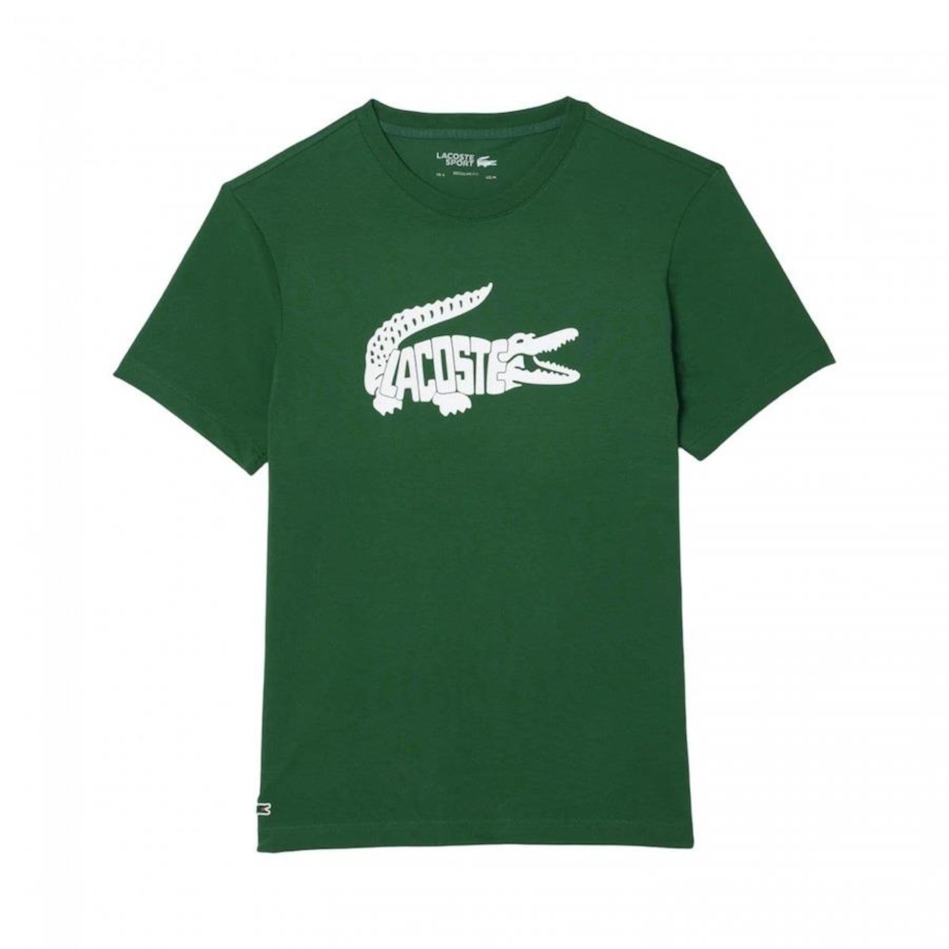 Camiseta Lacoste Crocodilo e Tecnologia Ultra-Dry - Masculina - Foto 1