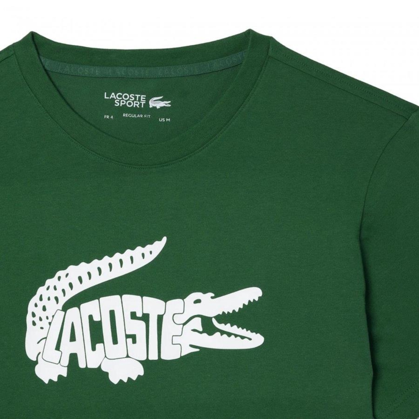 Camiseta Lacoste Crocodilo e Tecnologia Ultra-Dry - Masculina - Foto 2