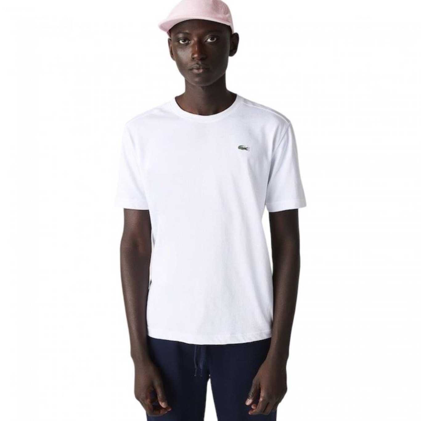 Camiseta Lacoste Básica - Masculina - Foto 1