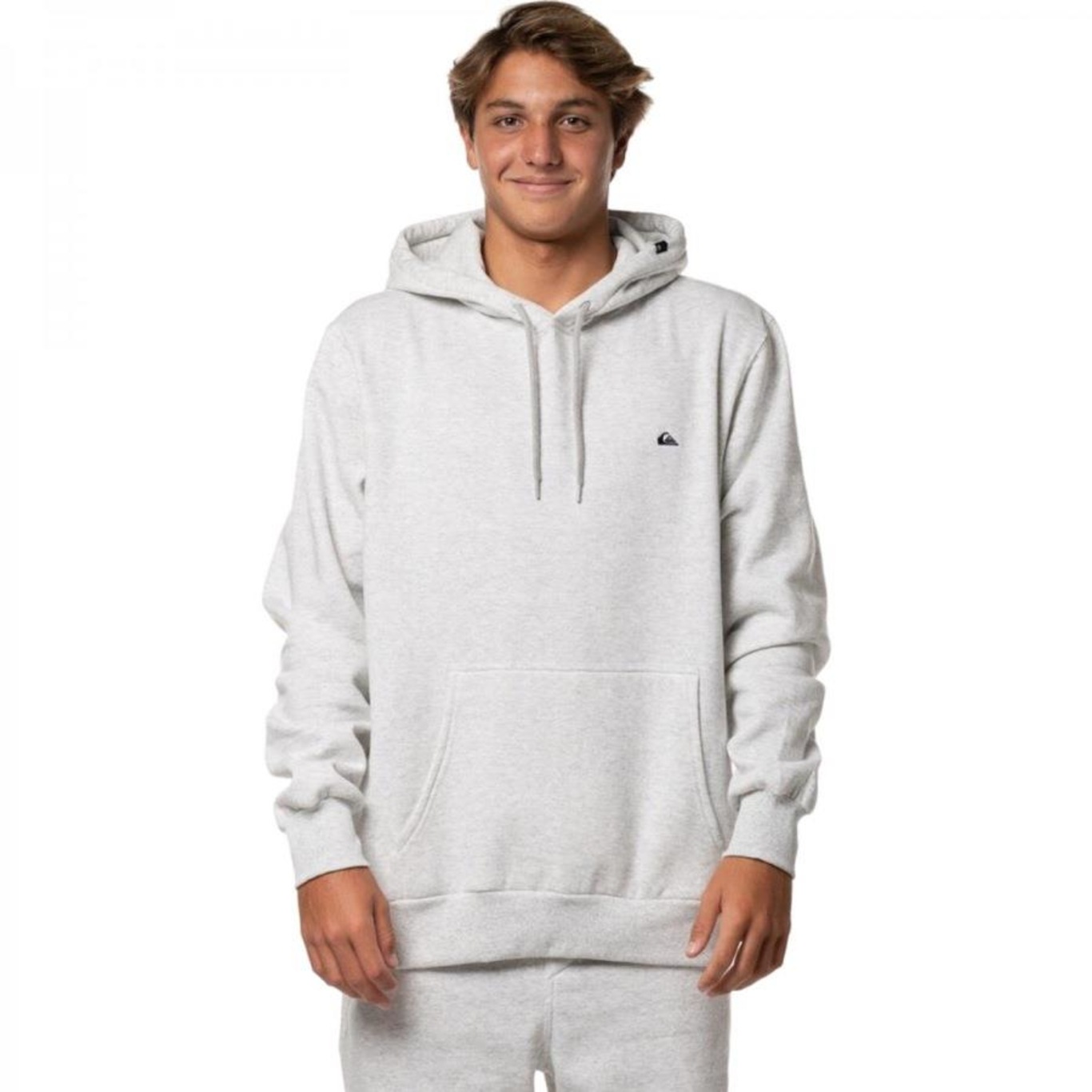 Blusão de Moletom com Capuz Quiksilver Fech Embroidery 280G - Masculino - Foto 2