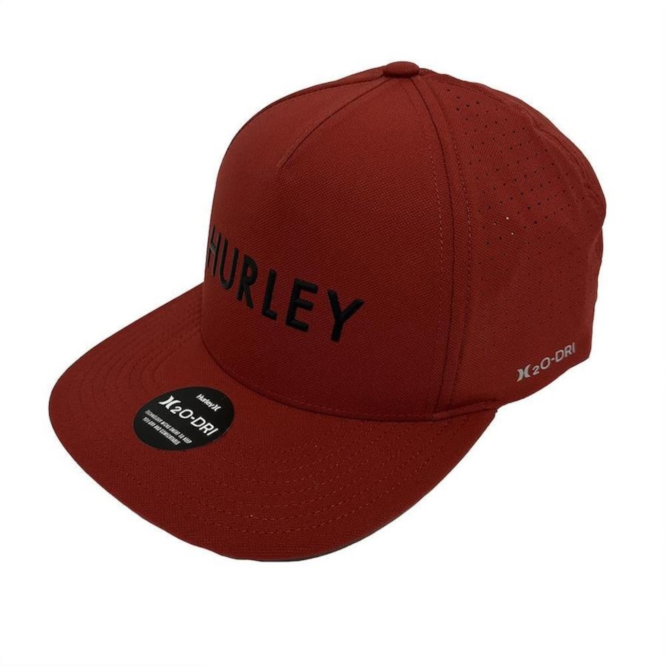 Boné Aba Reta Hurley Flat Rubber Imp Wt24 Snapback - Infantil - Foto 1