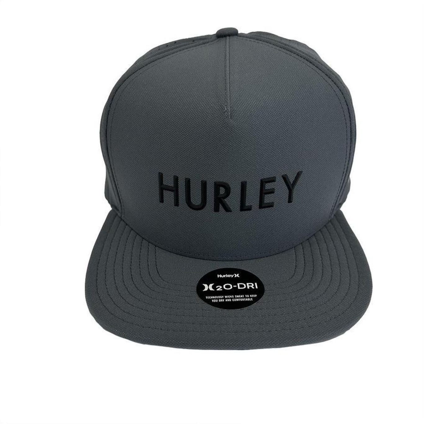 Boné Aba Reta Hurley Flat Rubber Imp Wt24 - Snapback - Adulto - Foto 3