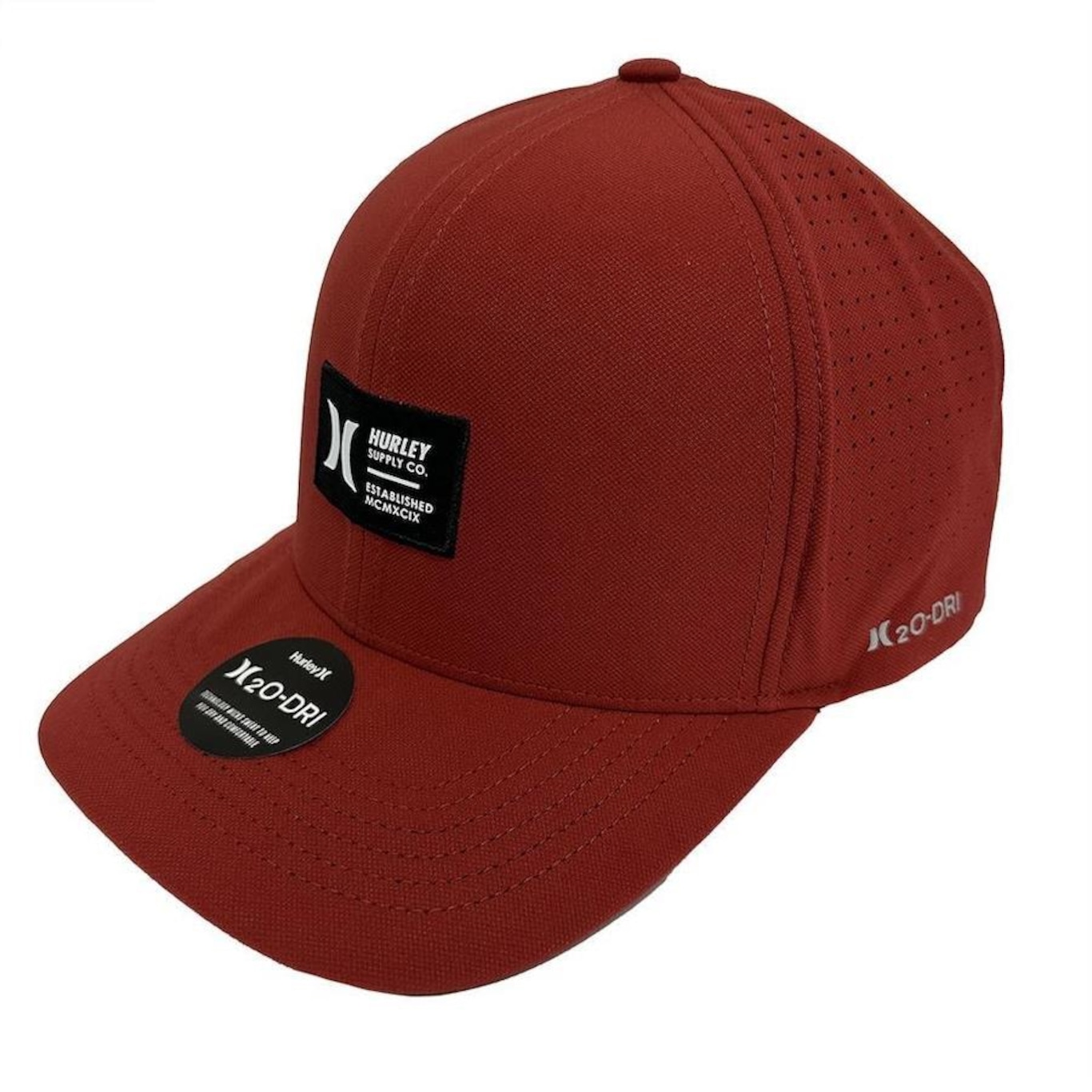 Boné Aba Curva Hurley Supply Imp Wt24 - Snapback - Adulto - Foto 1