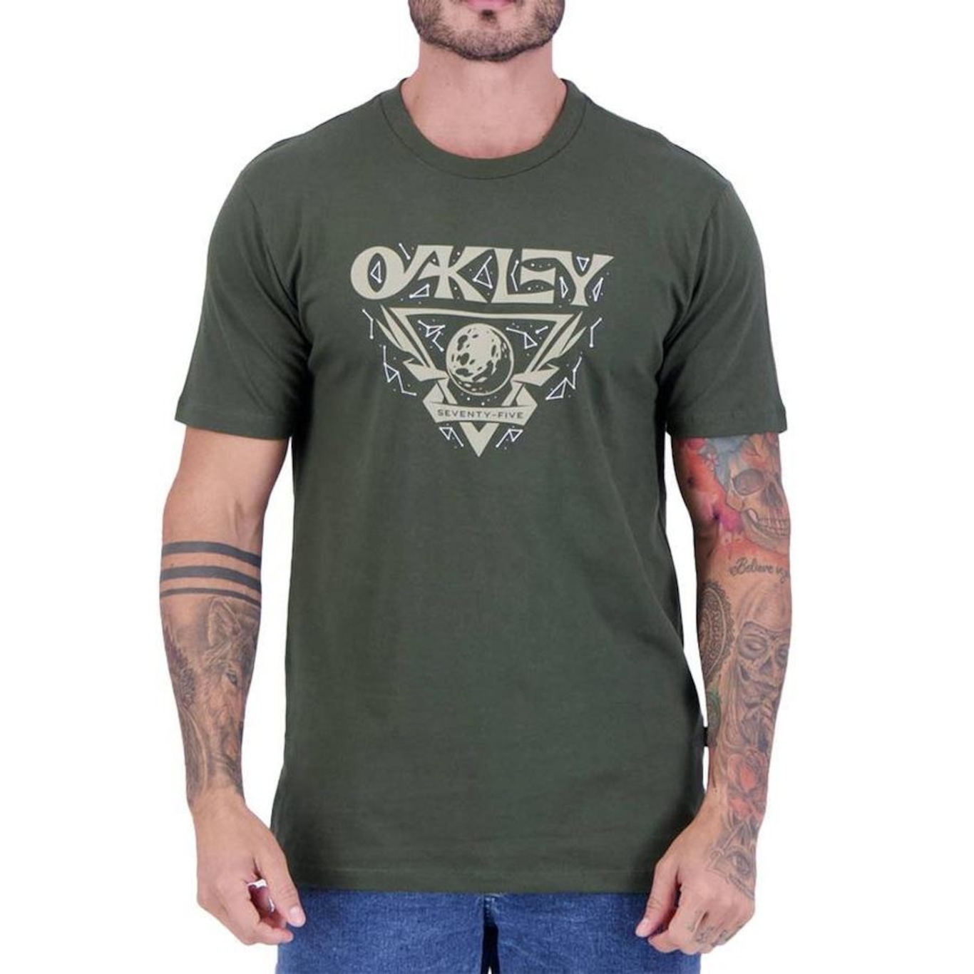 Camiseta Oakley Ball Graphic - Masculina - Foto 1