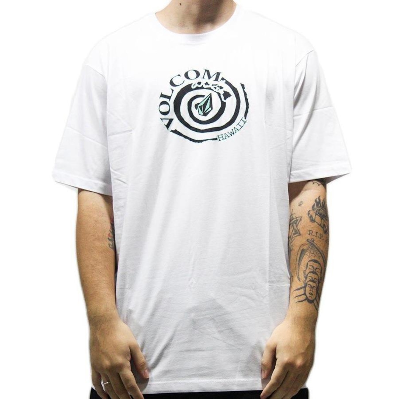 Camiseta Volcom Barrelz - Masculina - Foto 1